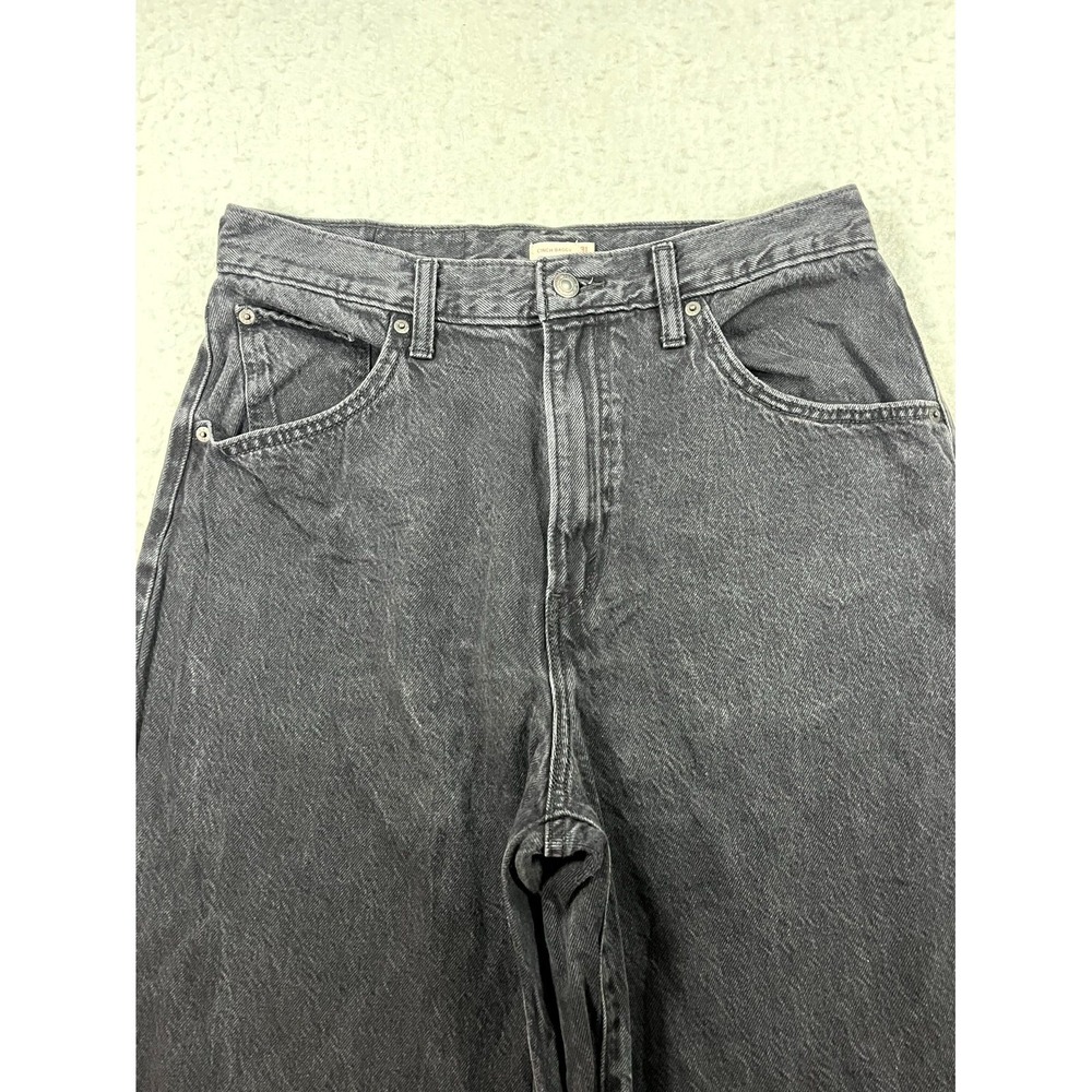 Levi Strauss & Co Cinch Baggy Jeans Womens 31x31 Black High Rise Straight Leg - Picture 4 of 16